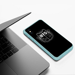 Чехол iPhone XS Max матовый BTS: Jimin, цвет: 3D-мятный — фото 2