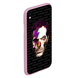 Чехол iPhone XS Max матовый Dr. Dead House, цвет: 3D-розовый — фото 2