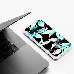 Чехол iPhone XS Max матовый Tropica, цвет: 3D-белый — фото 2