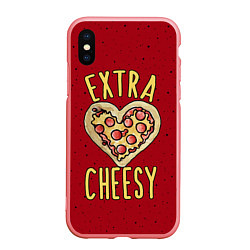 Чехол iPhone XS Max матовый Extra Cheesy, цвет: 3D-баблгам