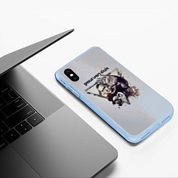Чехол iPhone XS Max матовый Paul Van Dyk, цвет: 3D-голубой — фото 2