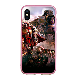 Чехол iPhone XS Max матовый Warhammer 40k: Angelos, цвет: 3D-розовый