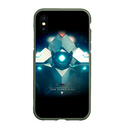 Чехол iPhone XS Max матовый Destiny 4, цвет: 3D-темно-зеленый