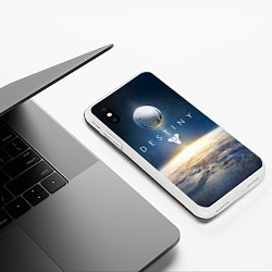 Чехол iPhone XS Max матовый Destiny 11, цвет: 3D-белый — фото 2