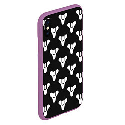 Чехол iPhone XS Max матовый Destiny All, цвет: 3D-фиолетовый — фото 2