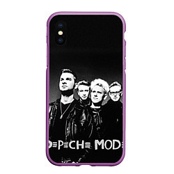 Чехол iPhone XS Max матовый Depeche Mode: mono