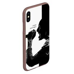 Чехол iPhone XS Max матовый Bennington Rock, цвет: 3D-коричневый — фото 2