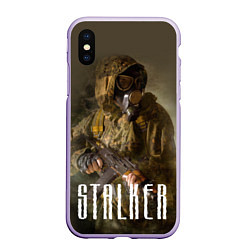 Чехол iPhone XS Max матовый STALKER: Warrior