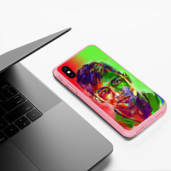 Чехол iPhone XS Max матовый Neymar Art, цвет: 3D-баблгам — фото 2