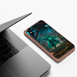 Чехол iPhone XS Max матовый Sea of thieves, цвет: 3D-коричневый — фото 2