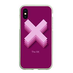 Чехол iPhone XS Max матовый The XX: Purple, цвет: 3D-салатовый