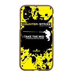 Чехол iPhone XS Max матовый Counter-Strike: Go Mid