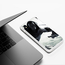 Чехол iPhone XS Max матовый Darksiders, цвет: 3D-белый — фото 2