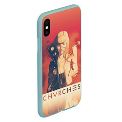 Чехол iPhone XS Max матовый Chvrches Girl, цвет: 3D-мятный — фото 2
