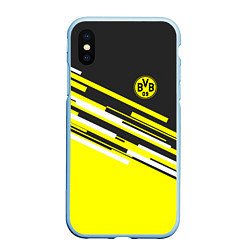 Чехол iPhone XS Max матовый Borussia FC: Sport Line 2018