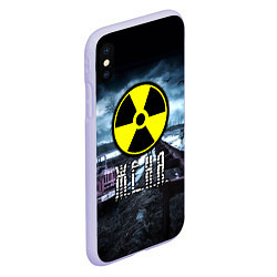 Чехол iPhone XS Max матовый S.T.A.L.K.E.R: Женя, цвет: 3D-светло-сиреневый — фото 2