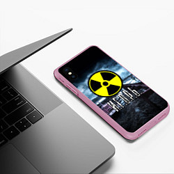 Чехол iPhone XS Max матовый S.T.A.L.K.E.R: Игорь, цвет: 3D-розовый — фото 2