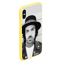 Чехол iPhone XS Max матовый Yelawolf II: Mono photo, цвет: 3D-желтый — фото 2