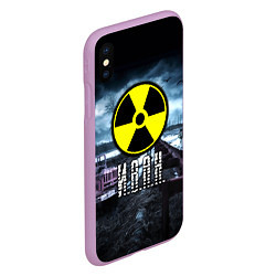 Чехол iPhone XS Max матовый S.T.A.L.K.E.R: Иван, цвет: 3D-сиреневый — фото 2