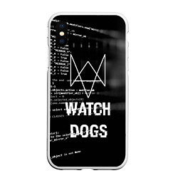 Чехол iPhone XS Max матовый Watch Dogs: Hacker, цвет: 3D-белый