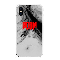 Чехол iPhone XS Max матовый DOOM: Gray Fog