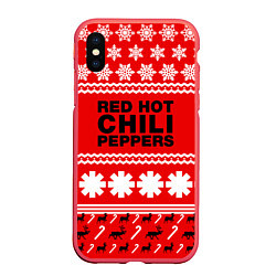 Чехол iPhone XS Max матовый RHCP: New Year