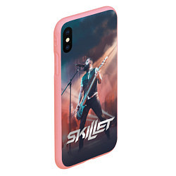 Чехол iPhone XS Max матовый Skillet: John Cooper, цвет: 3D-баблгам — фото 2