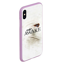 Чехол iPhone XS Max матовый Skillet: Awake, цвет: 3D-сиреневый — фото 2