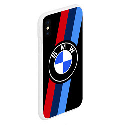 Чехол iPhone XS Max матовый BMW 2021 M SPORT БМВ М СПОРТ, цвет: 3D-белый — фото 2