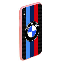 Чехол iPhone XS Max матовый BMW SPORT, цвет: 3D-баблгам — фото 2