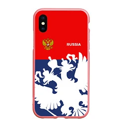 Чехол iPhone XS Max матовый Russian Style, цвет: 3D-баблгам