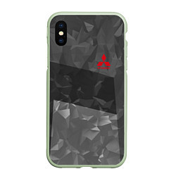 Чехол iPhone XS Max матовый MITSUBISHI SPORT