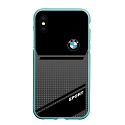 Чехол iPhone XS Max матовый BMW SPORT БМВ СПОРТ