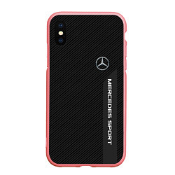 Чехол iPhone XS Max матовый Mercedes AMG: Sport Line, цвет: 3D-баблгам