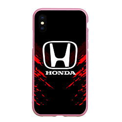 Чехол iPhone XS Max матовый Honda: Red Anger