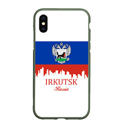 Чехол iPhone XS Max матовый Irkutsk: Russia