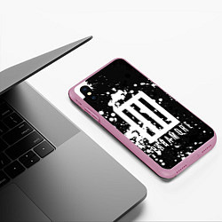Чехол iPhone XS Max матовый Paramore: Black & White, цвет: 3D-розовый — фото 2