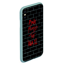 Чехол iPhone XS Max матовый Pink Floyd: The Wall, цвет: 3D-мятный — фото 2