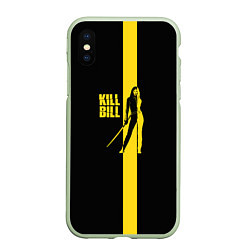 Чехол iPhone XS Max матовый Kill Bill, цвет: 3D-салатовый
