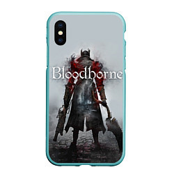 Чехол iPhone XS Max матовый Bloodborne: Hell Knight, цвет: 3D-мятный