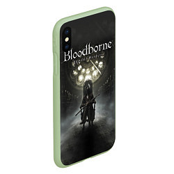 Чехол iPhone XS Max матовый Bloodborne: Shrine, цвет: 3D-салатовый — фото 2