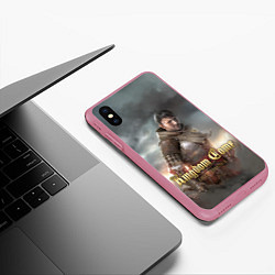Чехол iPhone XS Max матовый Kingdom Come: Henry KC, цвет: 3D-малиновый — фото 2