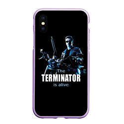 Чехол iPhone XS Max матовый Terminator: Is alive