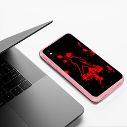 Чехол iPhone XS Max матовый Queen: Blood Style, цвет: 3D-баблгам — фото 2