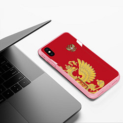 Чехол iPhone XS Max матовый Сборная России: эксклюзив, цвет: 3D-баблгам — фото 2