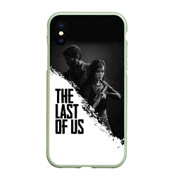 Чехол iPhone XS Max матовый The Last of Us: White & Black, цвет: 3D-салатовый