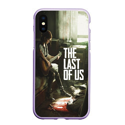 Чехол iPhone XS Max матовый The Last of Us: Guitar Music, цвет: 3D-светло-сиреневый