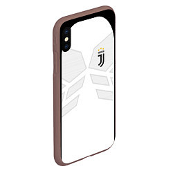 Чехол iPhone XS Max матовый JUVENTUS SPORT, цвет: 3D-коричневый — фото 2