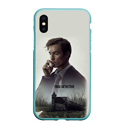 Чехол iPhone XS Max матовый True Detective: Autumn, цвет: 3D-мятный