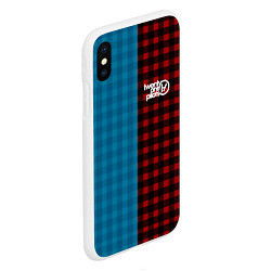 Чехол iPhone XS Max матовый 21 Pilots: Duo Colors, цвет: 3D-белый — фото 2